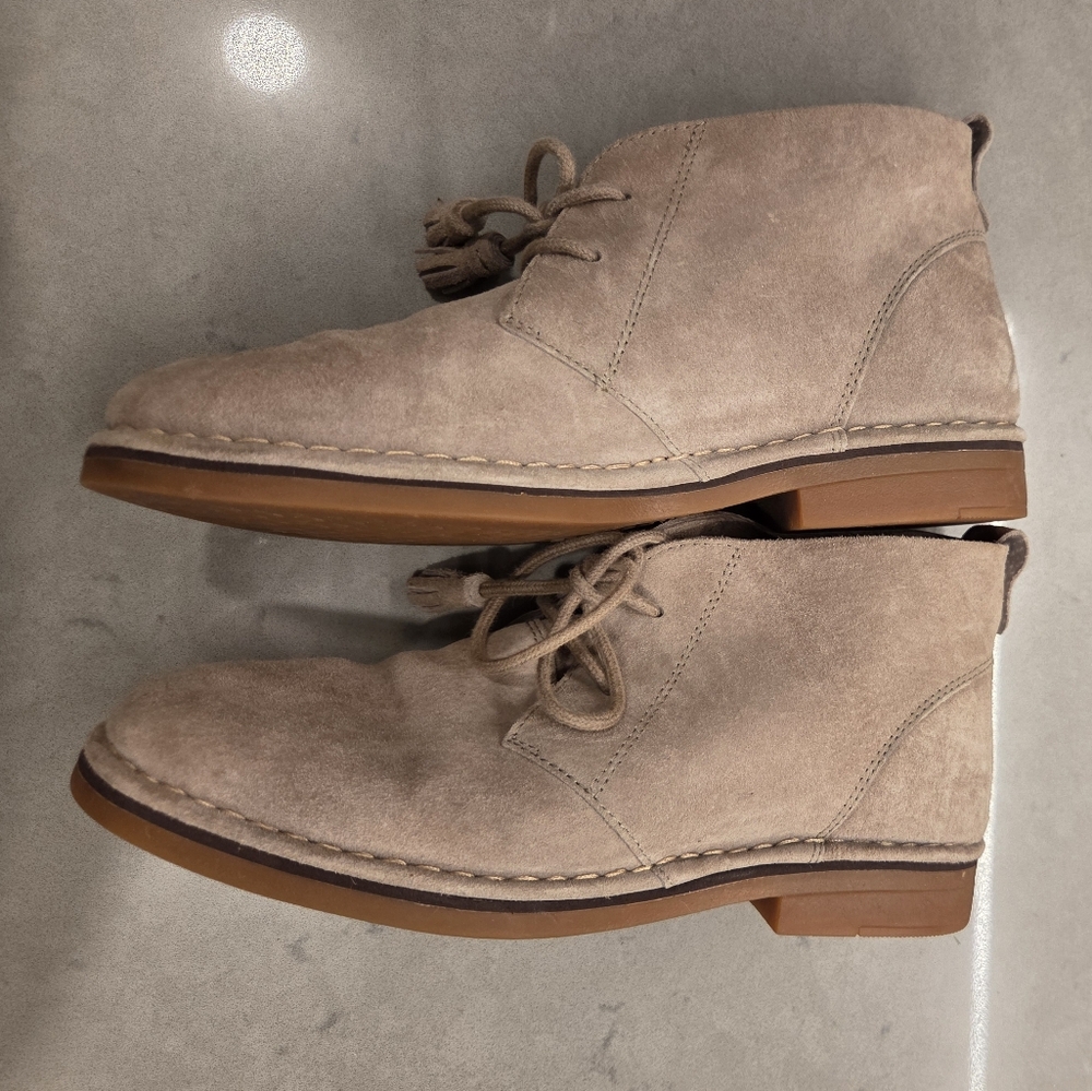 Hush Puppies Women's Tan Suede Ankle Boots
